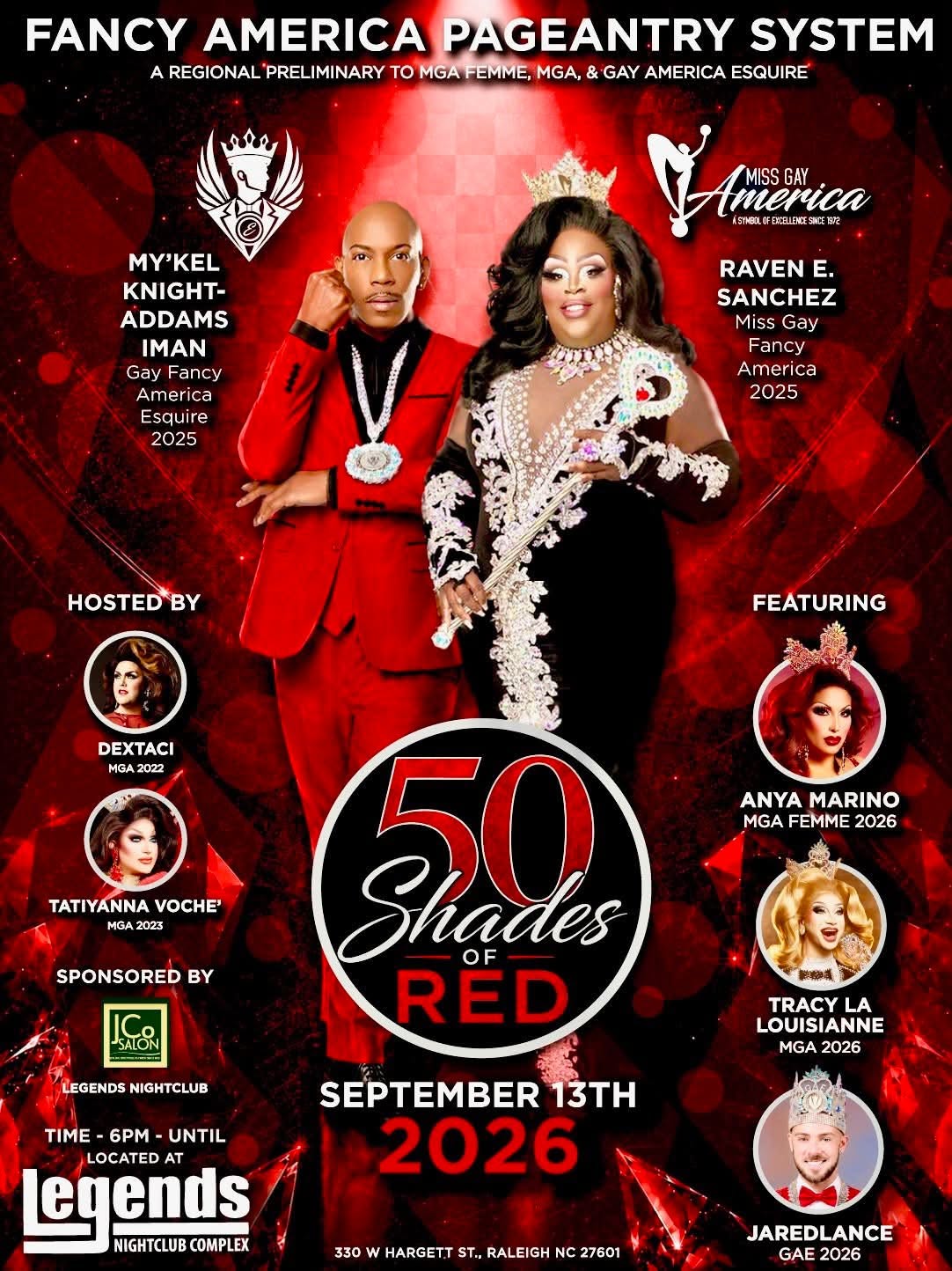 Gay Fancy America Systems official season flyer